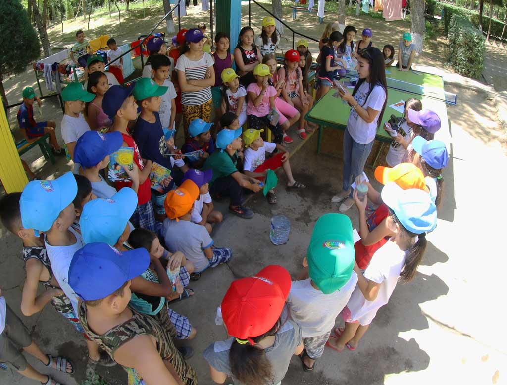 Holidays for good use: “Water Days” for children in summer camps