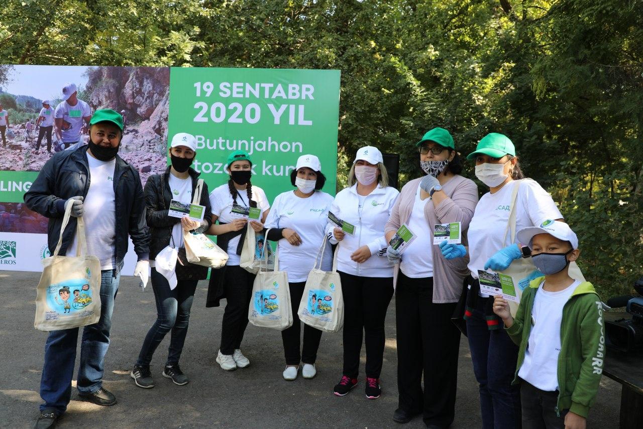 CAREC Branch in Uzbekistan participates in World Cleanup Day