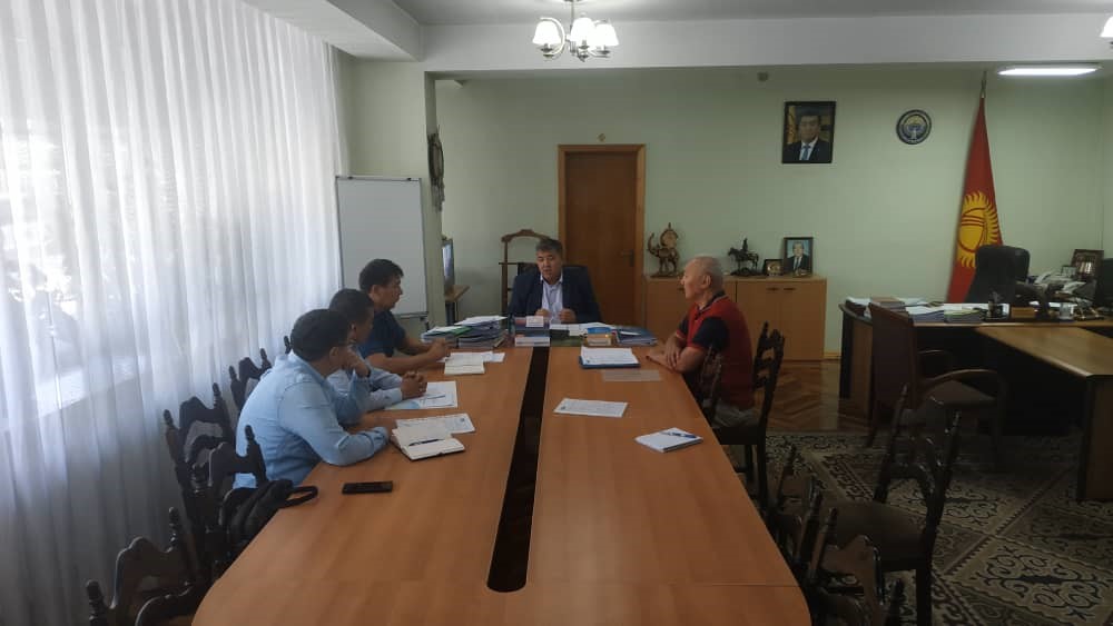 A coordination meeting was held within the framework of the UNCCD project "Regional approaches to combating sand and dust storms and drought" in Kyrgyzstan.