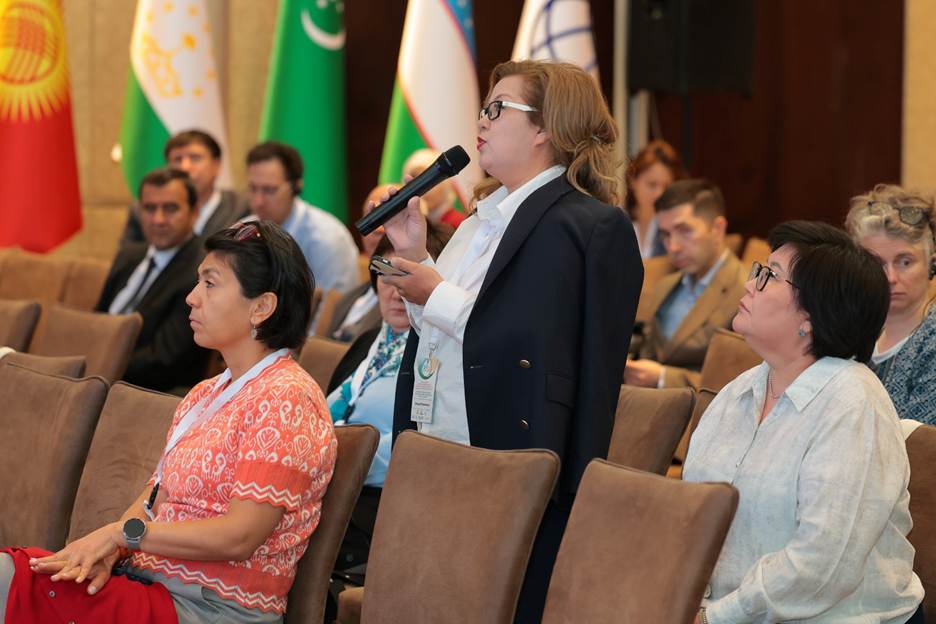 A person speaking into a microphone AI-generated content may be incorrect.